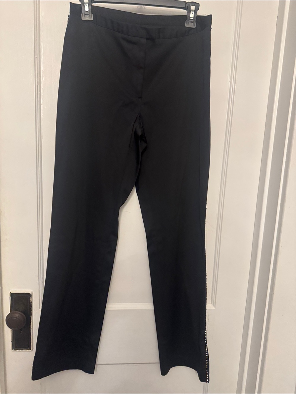 Express woman’s Black Dress Pants with Side rhinestones